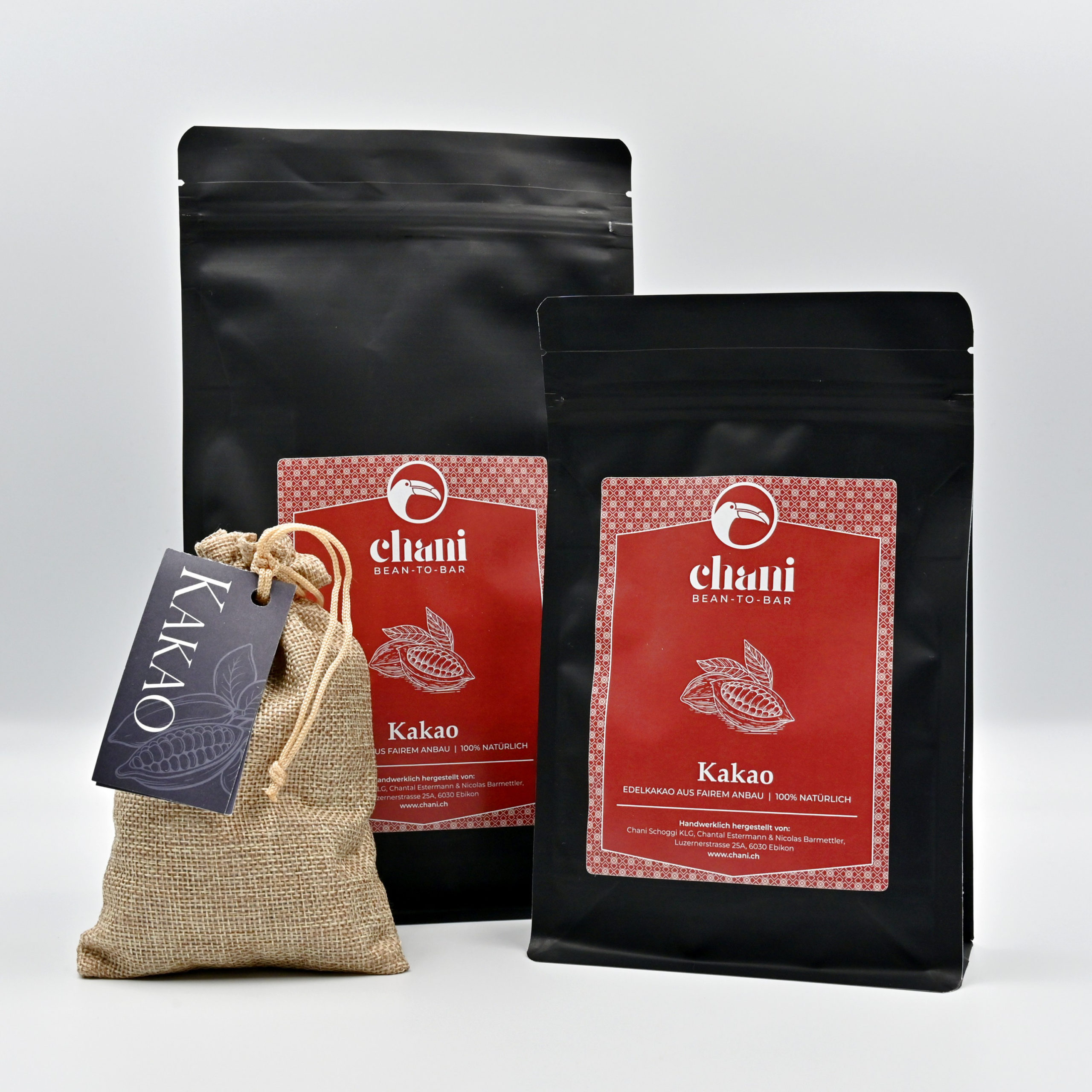 Geröstete Kakaobohnen BIO | Chani Schoggi Geröstete Kakaobohnen in unterschiedlichen Grössen zum Verzehr | Bean-to-Bar Schokoladenmanufaktur Chani Schoggi aus Luzern