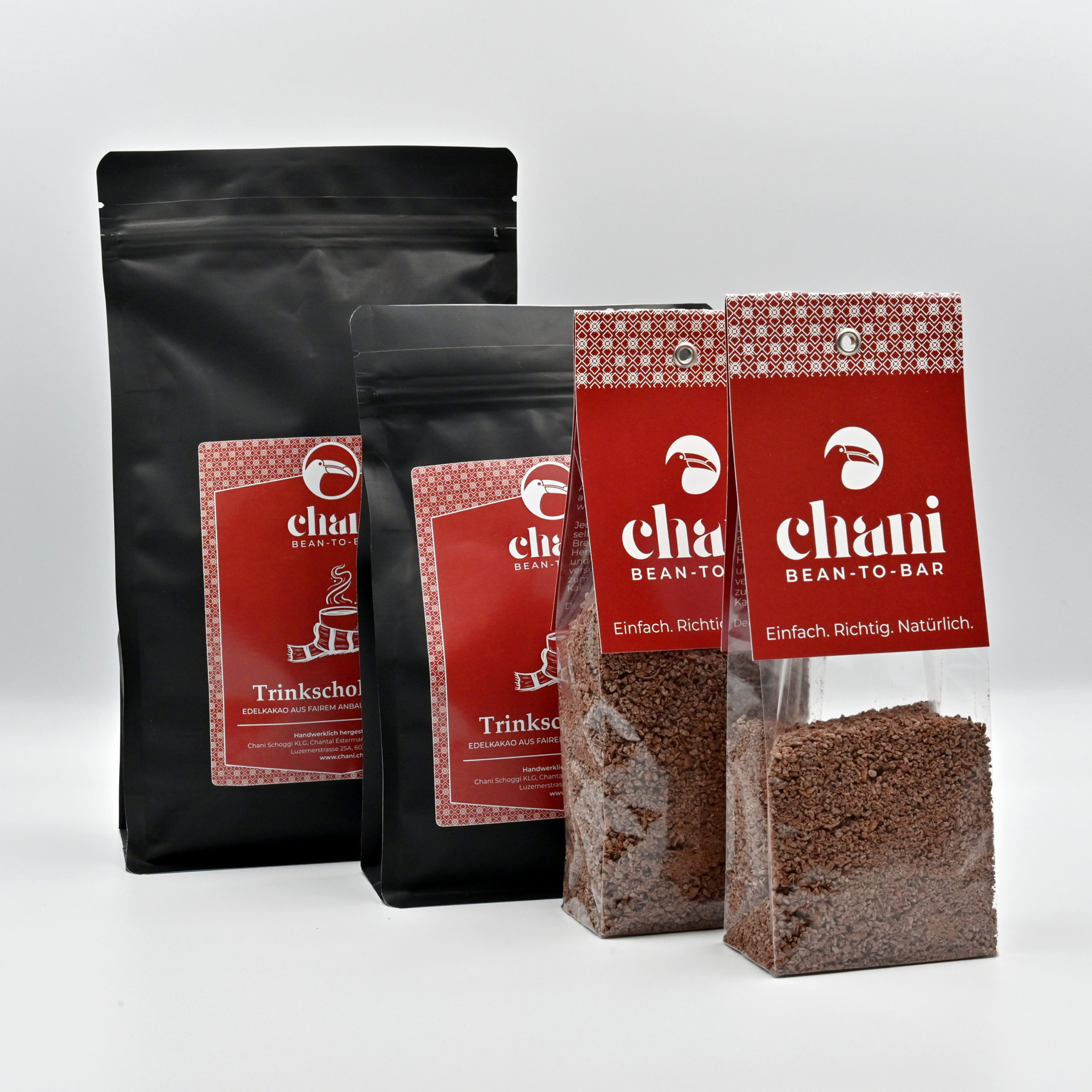 Schokoladenspäne zur Herstellung von Trinkschokolade bzw. Heisser Schoggi | Schokoladenmanufaktur Chani Schoggi aus Ebikon
