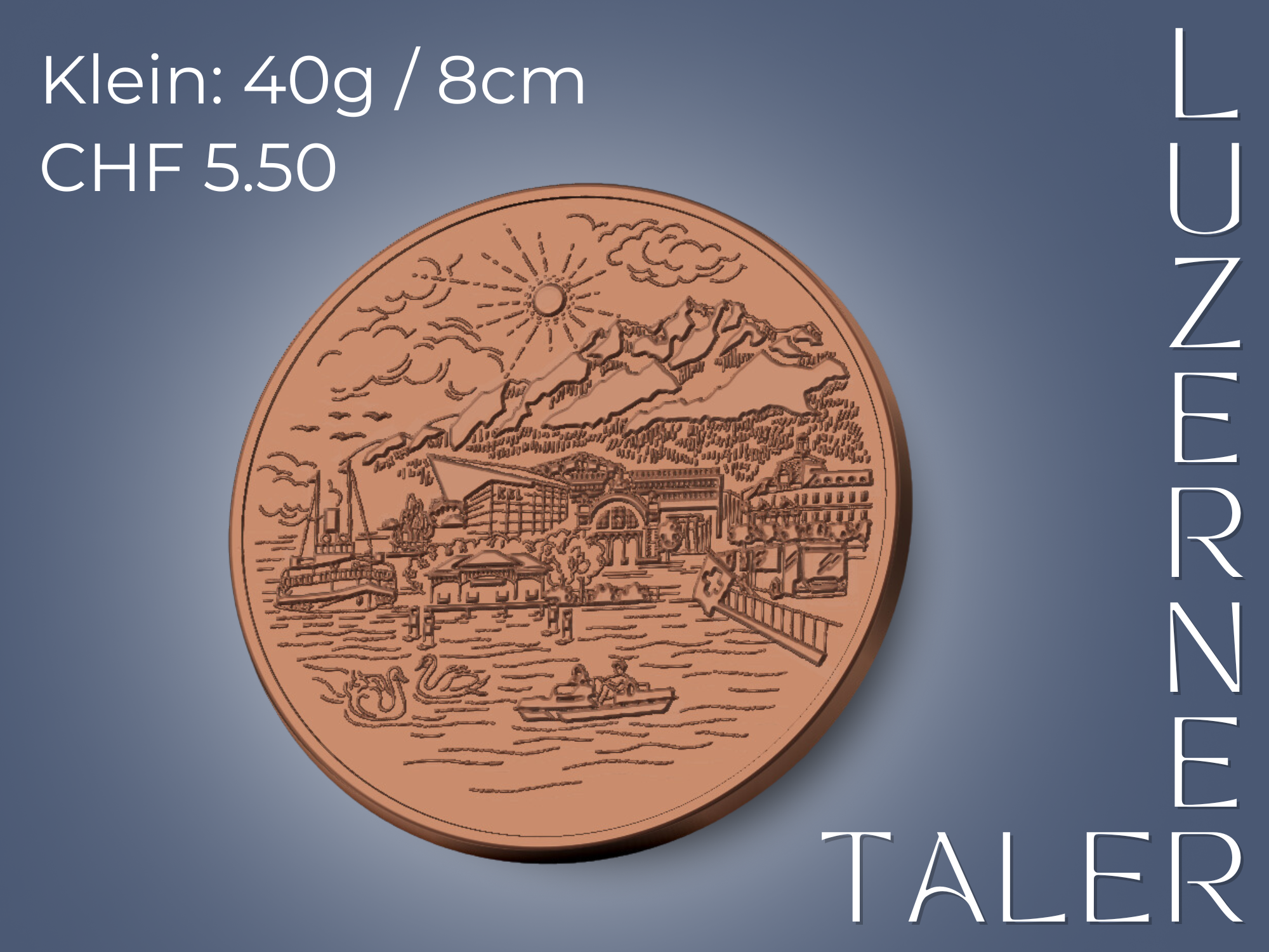 Der Luzerner Taler ist ein Schoggitaler aus Bean-to-Bar Schokolade. Handwerklich hergestellt von Chani Schoggi, der Schokoladenmanufaktur im Rontal.