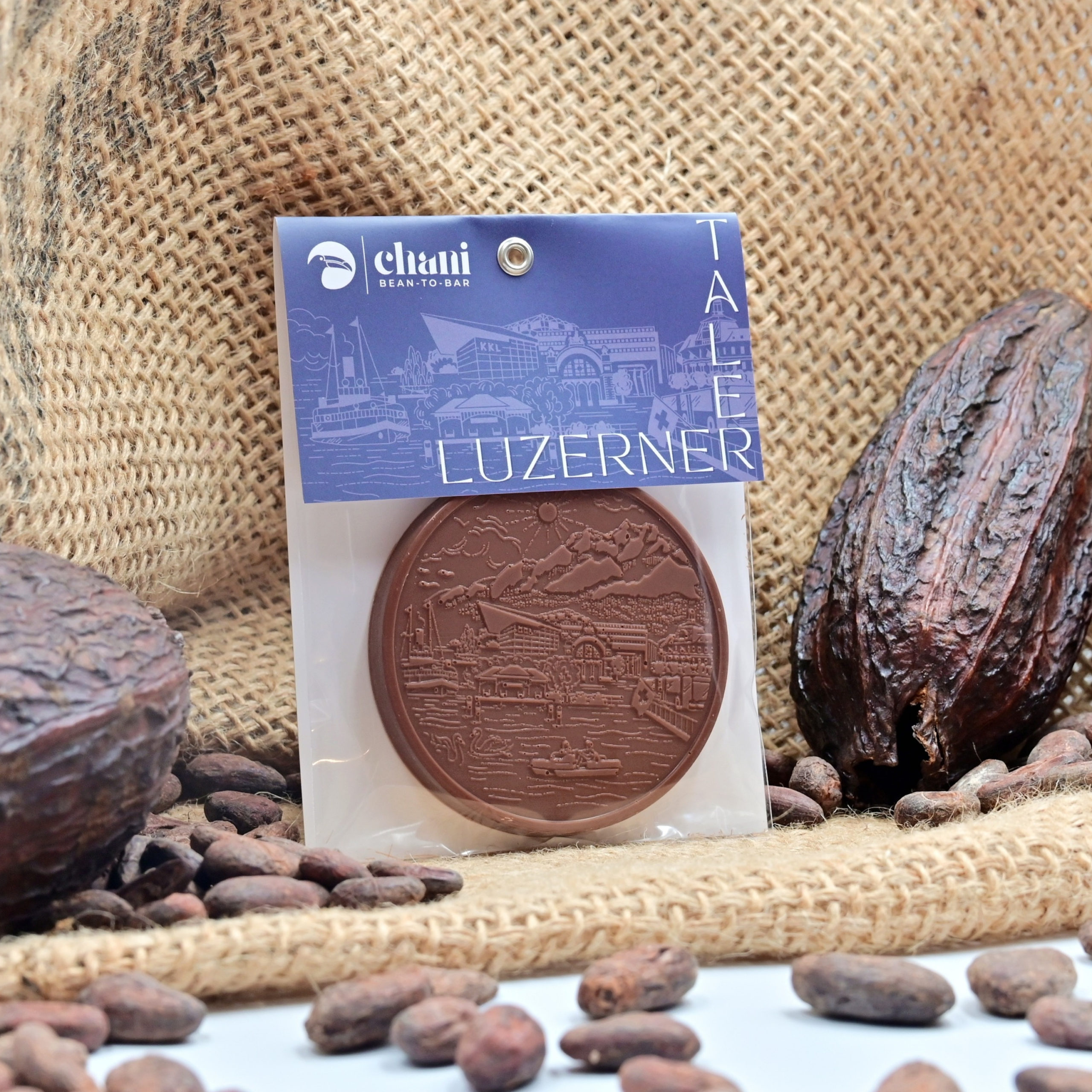 Luzerner Taler klein (40g) | Chani Schoggi Luzerner Taler klein (40g) – Bild 2